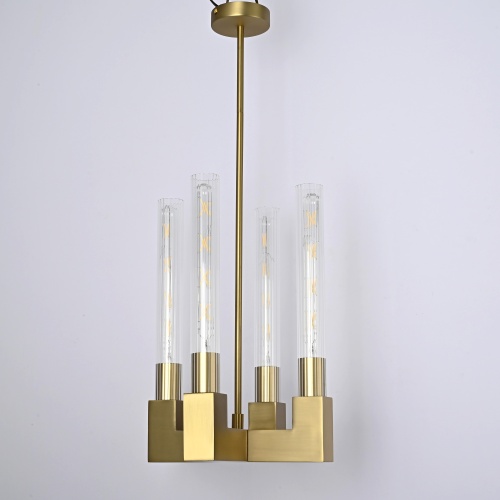 Люстра на штанге CANELLE Pendant lamp 4 Modern Brass 84608-22