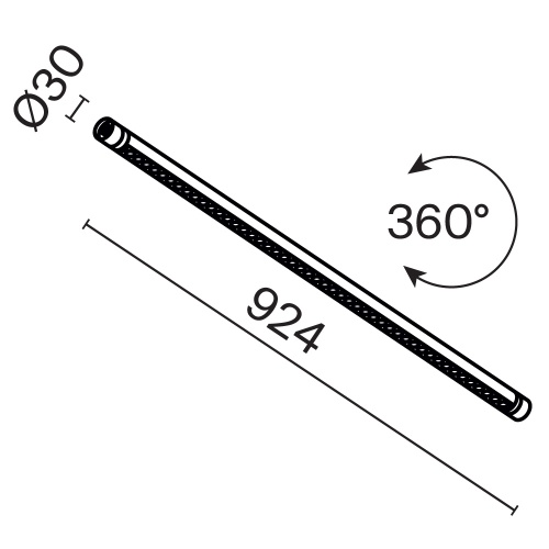 Светильник Technical C149CL-L900-24W3K-B
