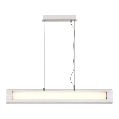 SL2010.103.01 Светильник подвесной ST-Luce Никель/Белый, Прозрачный LED 1*33W 3000K/4000K ЭНФИС