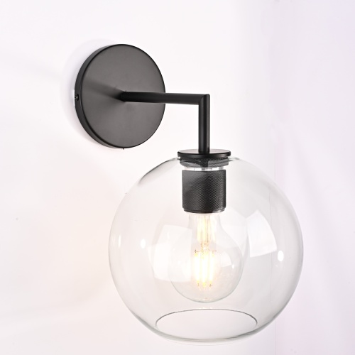 Бра RH Utilitaire Globe Shade Single Sconce Black 123275-22