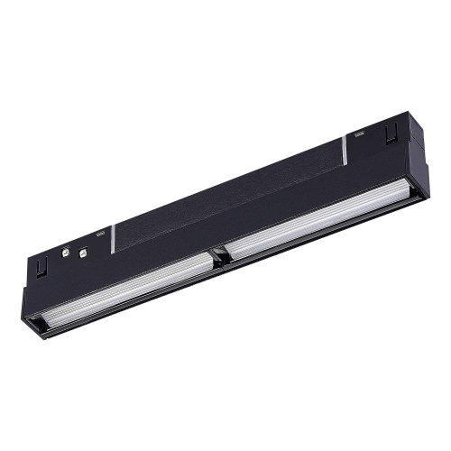 ST804.446.12 Магнитный трековый светильник Черный LED 1*12W 4000K 750Lm Ra>90 120° IP20 L220xW22xH46 СКАЙЛАЙН 48V