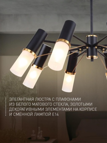 Потолочная люстра 2558-8P